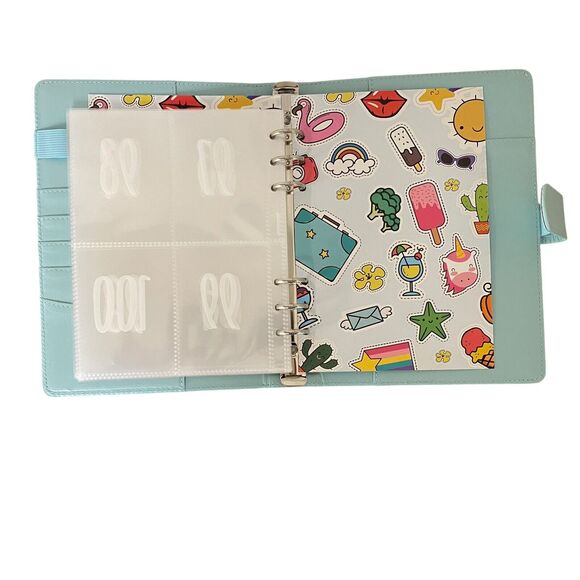 100 Envelope Challenge Binder Save $5050-Couples Goals 100 Day Savings Challenge - Picture 5 of 8